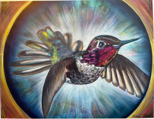 8.5x11" Hummingbird Print
