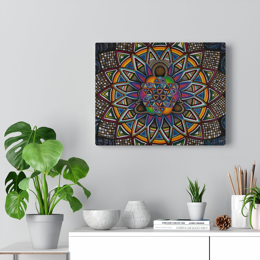 "Kaleidoscope of Consciousness" Canvas Print