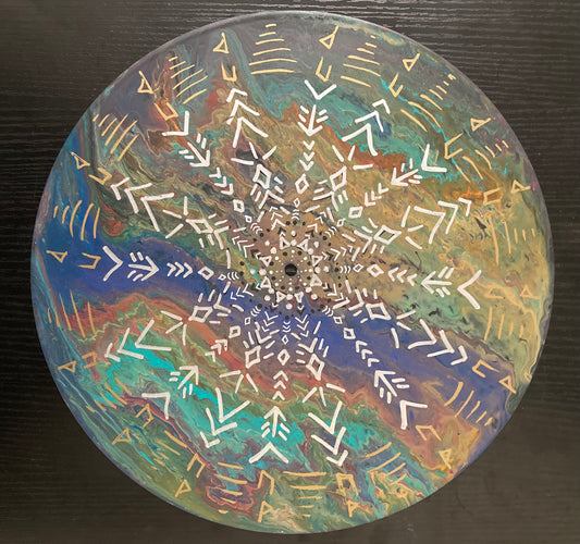 Vinyl Mandala