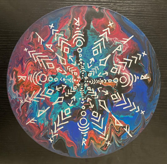 Vinyl Mandala