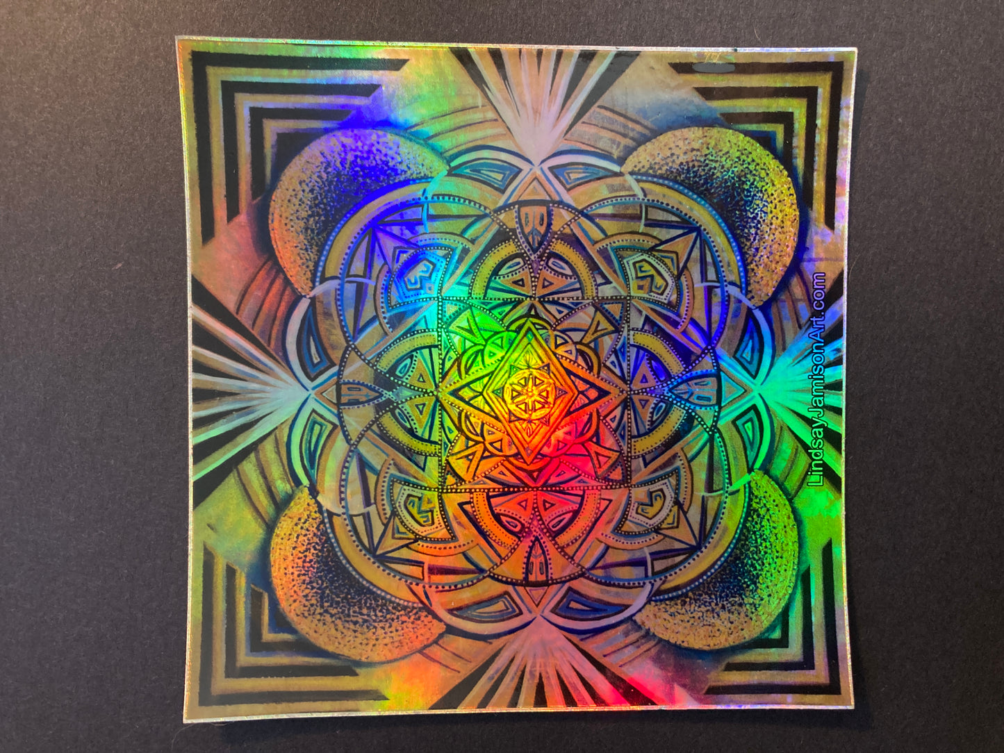 "Shamans Dream" Holographic Sticker- 4" (12)