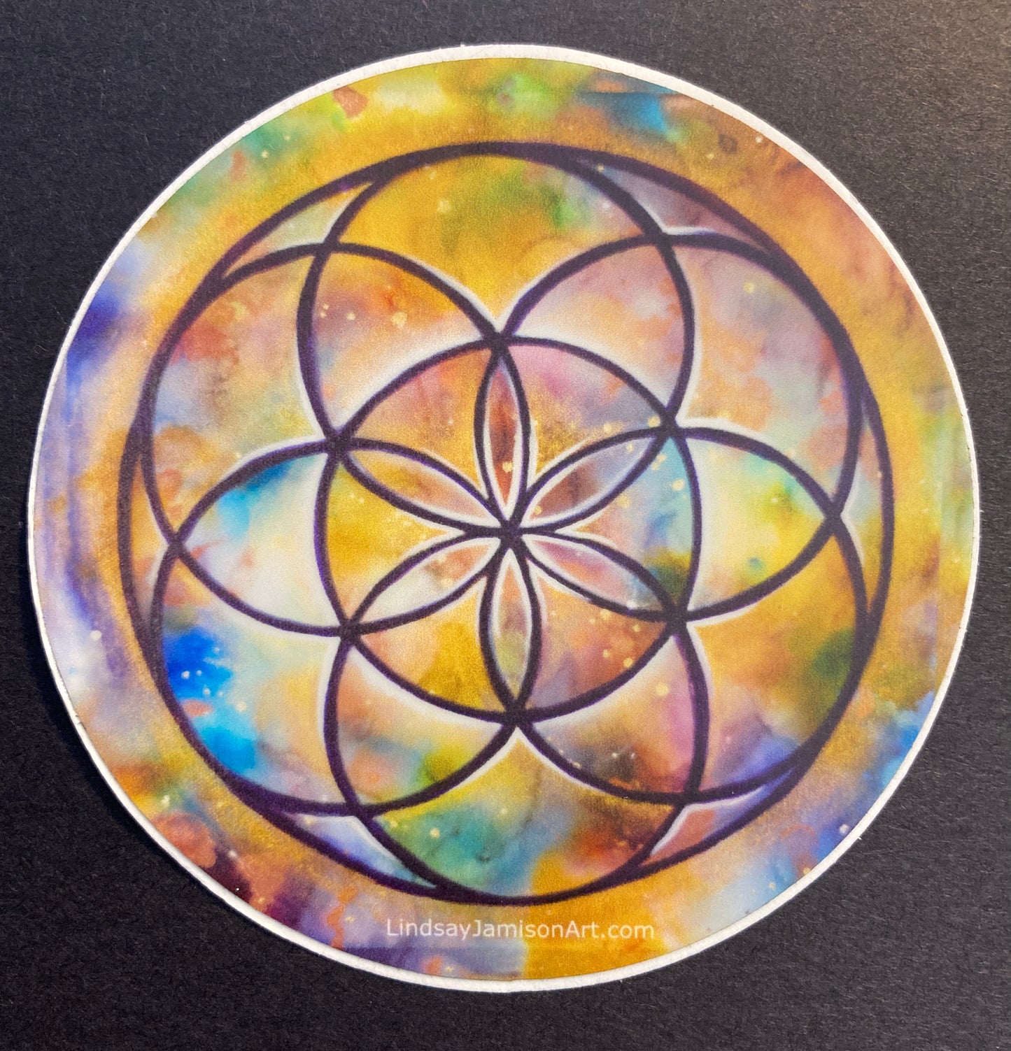 "Galactic Seed of Life" Sticker (2)