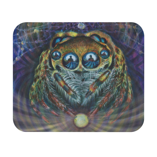 "Jumping Dimensions, Weaving Reality" Mouse Pad (Rectangle)