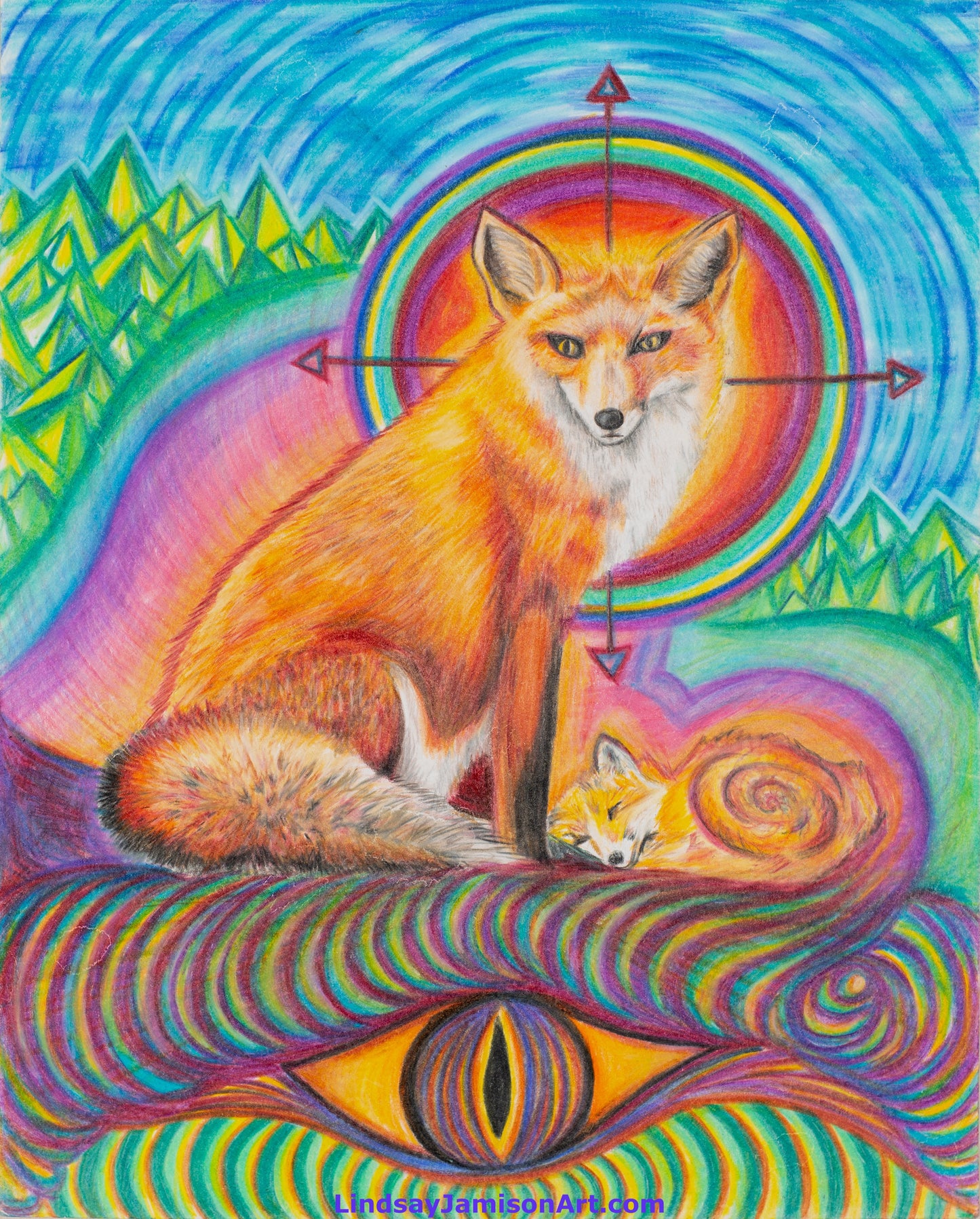 Archival Fox Paper Print