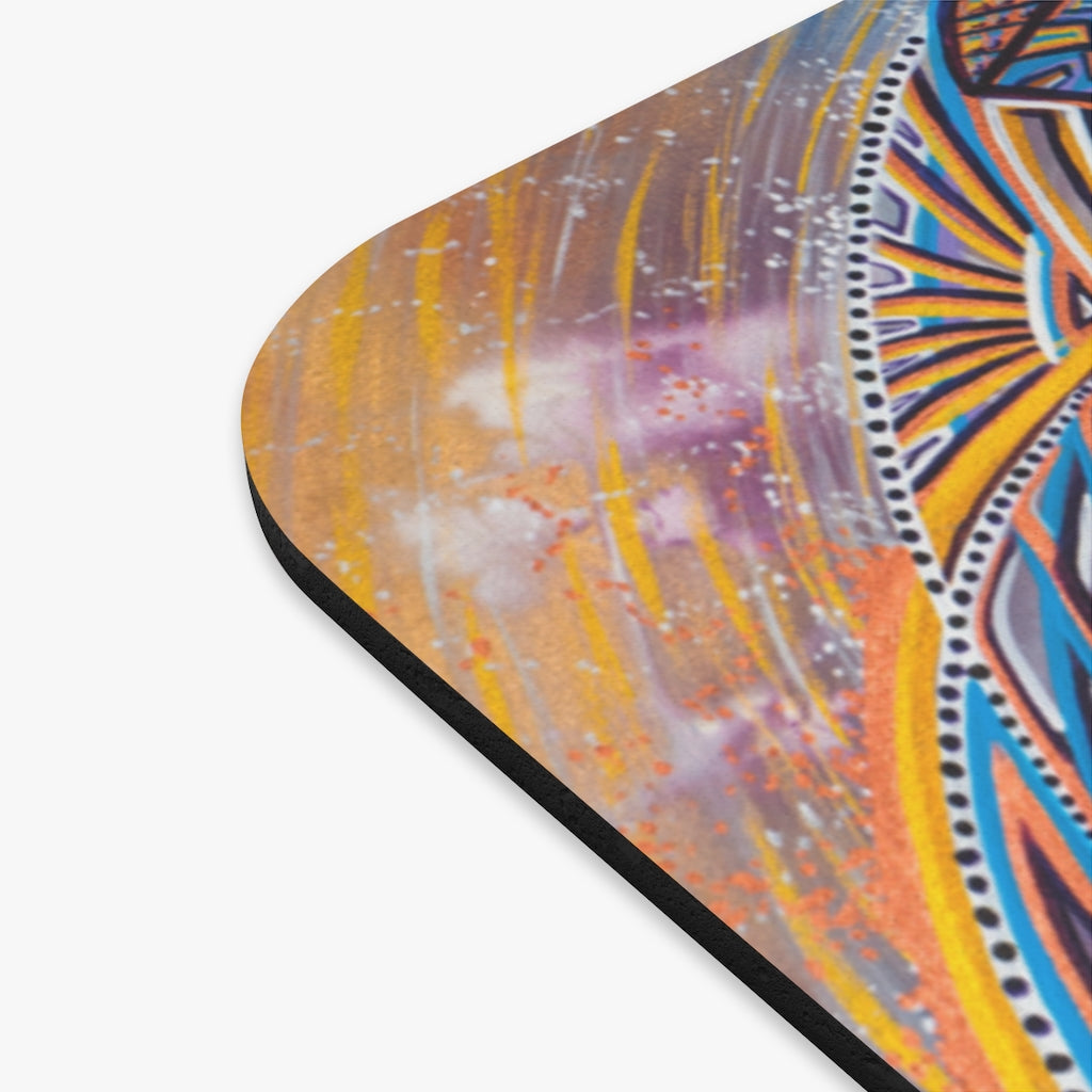 Rectangle Mouse Pad with original mandala art