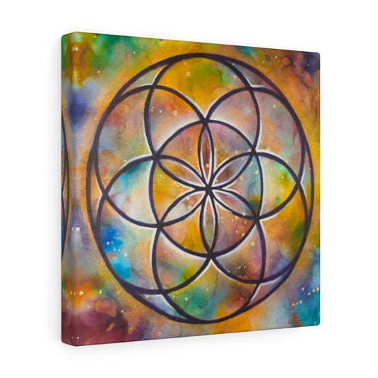 "Galactic Seed of Life" Canvas Print