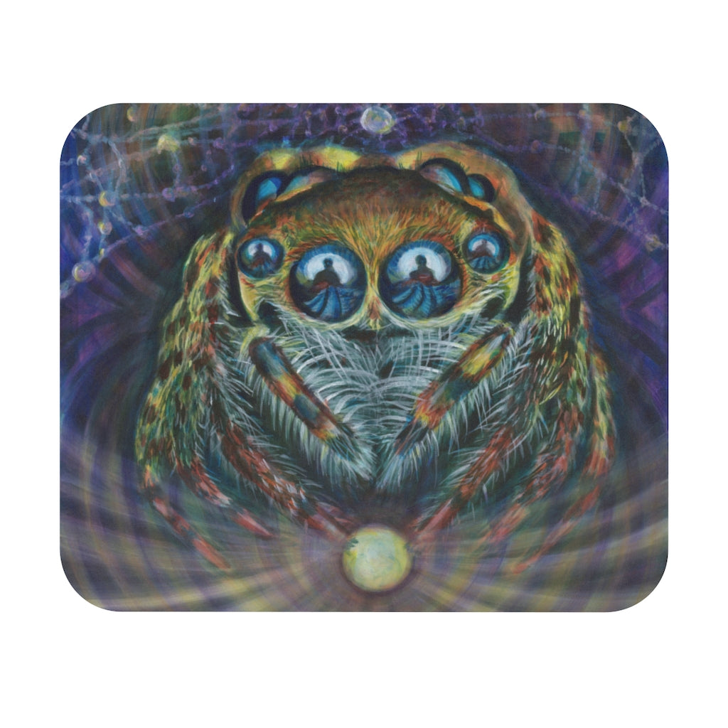 "Jumping Dimensions, Weaving Reality" Mouse Pad (Rectangle)